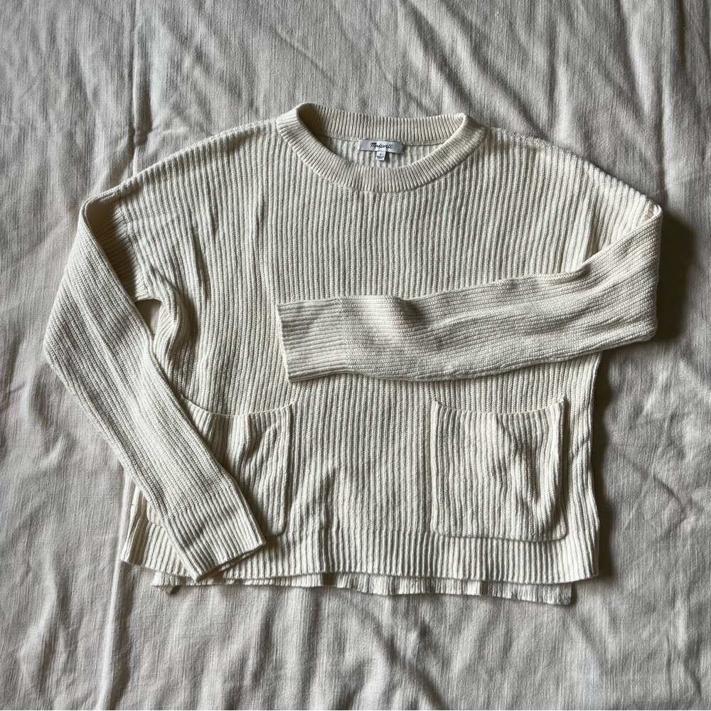 madewell women’s crop sweater